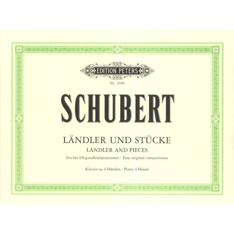 Schubert - Easy Original Compositions per Pianoforte a 4 Mani