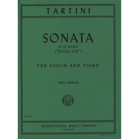 Tartini - Sonata in Sol Minore Devil's Trill per Violino e Pianoforte