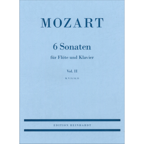 Mozart - 6 Sonate Vol.1 per Flauto e Piano