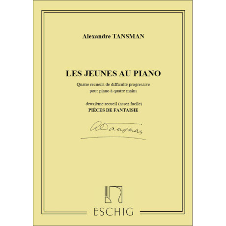Tansman - Les Jeunes au Piano per Pianoforte a 4 Mani